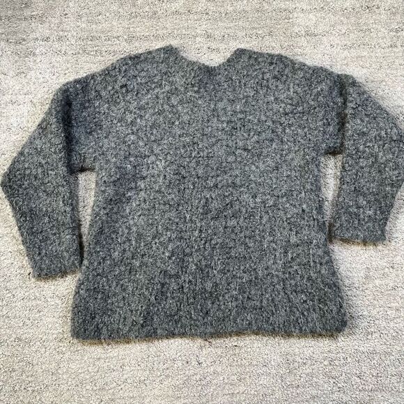 Gleneden Grey Alpaca Wool Women’s Pullover Sweater - Picture 1 of 6